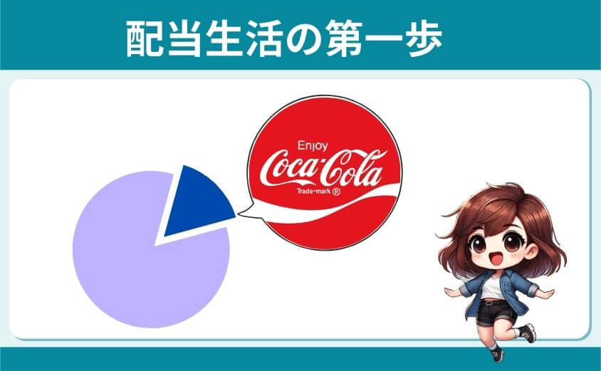 コカコーラで配当生活の第一歩