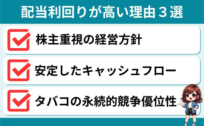 配当利回りが高い理由