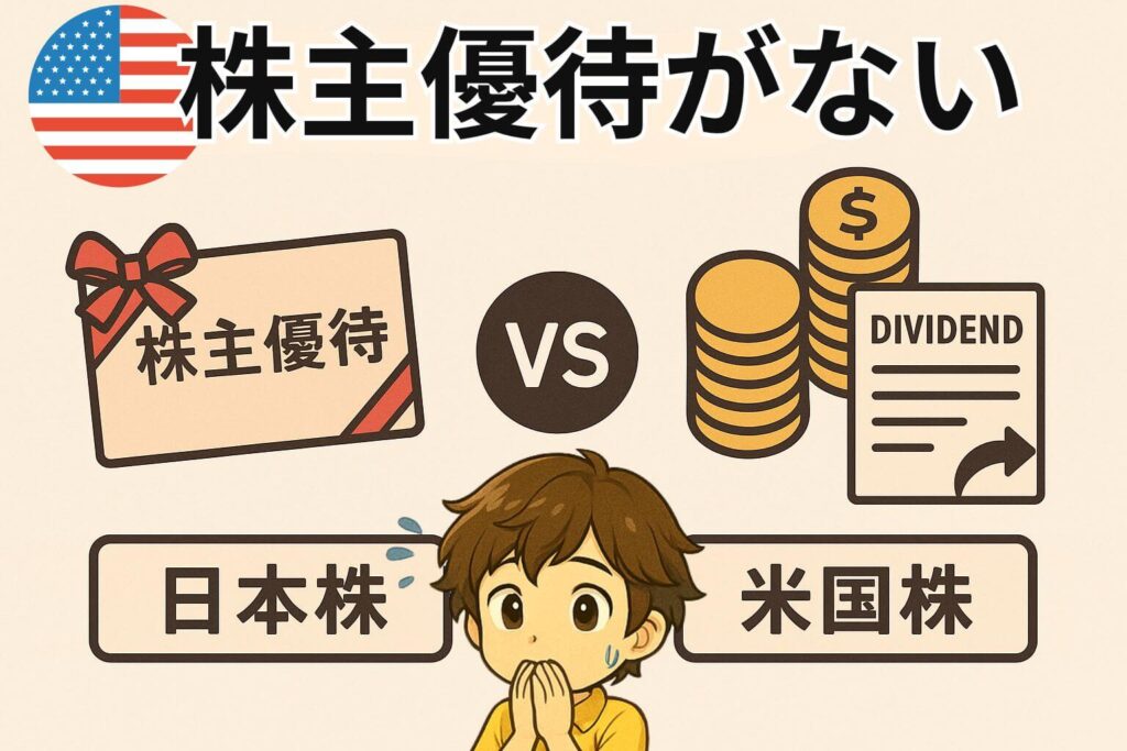 米国株には株主優待がない
