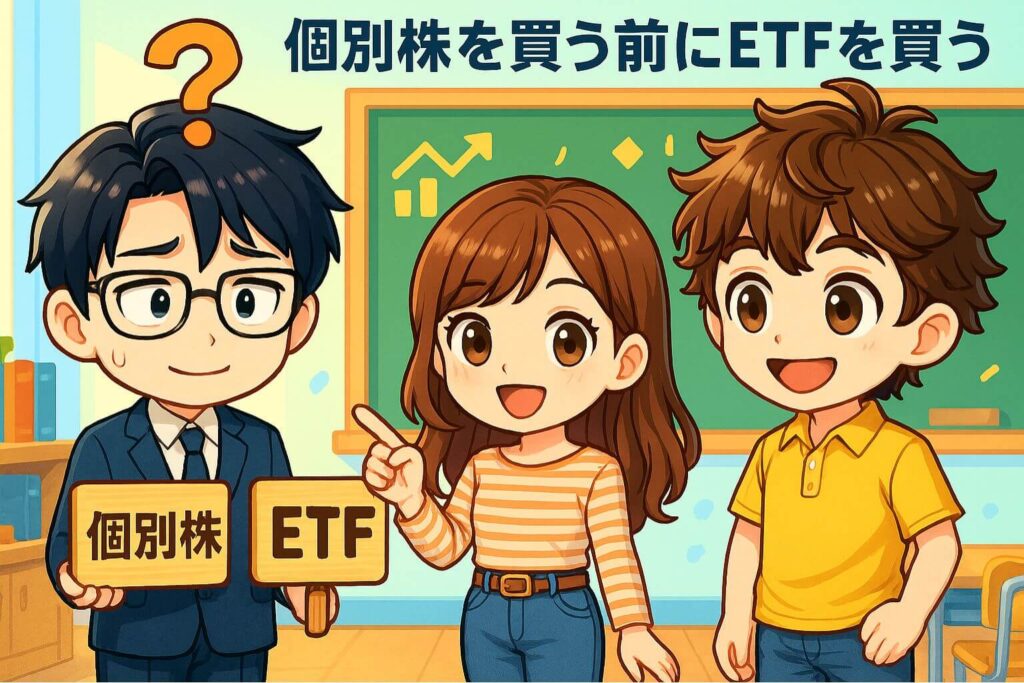 米国株は個別株を買う前にETFを買う