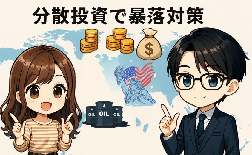 分散投資で暴落対策