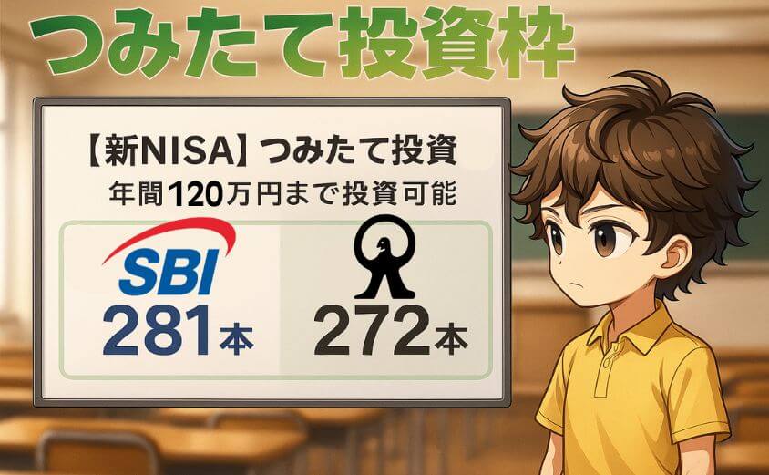 新NISAのつみたて投資枠