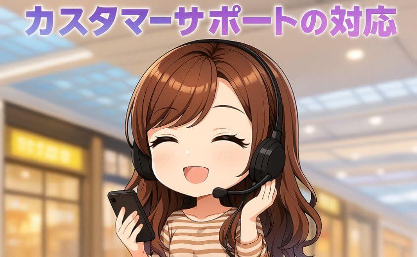カスタマーサポートの対応