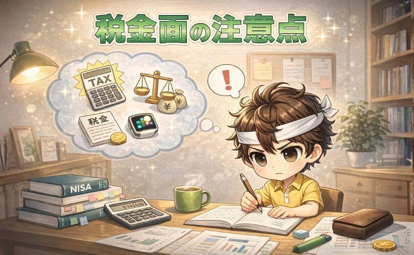 こどもNISAの税金面の注意点