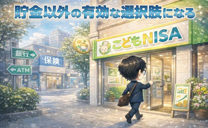 こどもNISAは貯金以外の有効な選択肢になる
