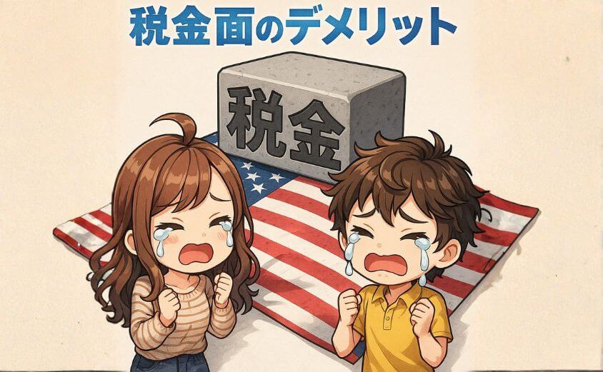 NISAで米国株を始めるデメリット・税金面のデメリット