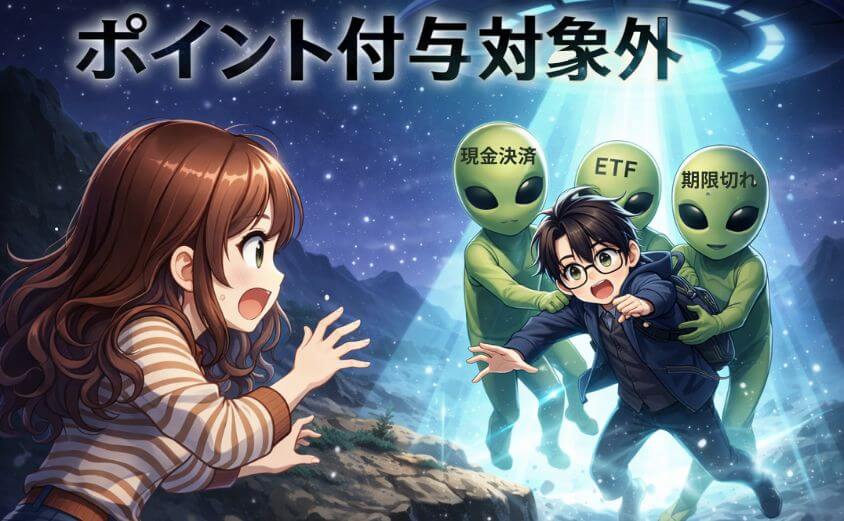 ポイント付与対象外となるケース