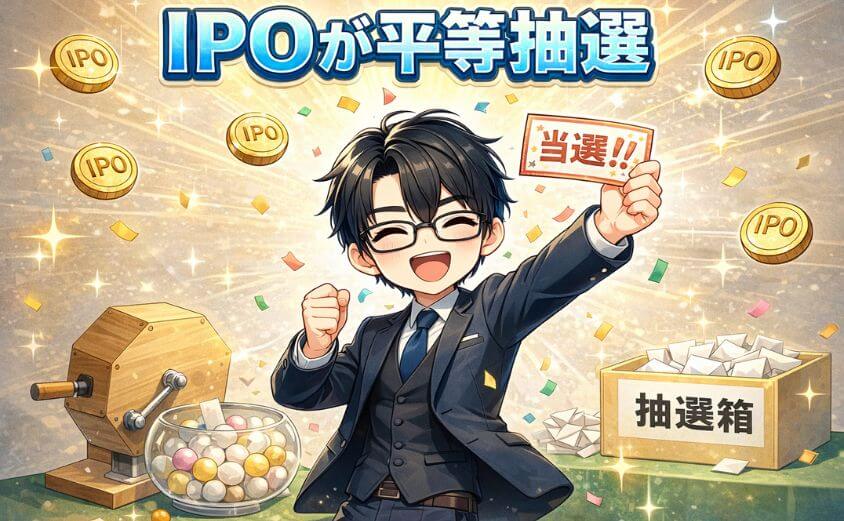 マネックス証券はIPOが平等抽選