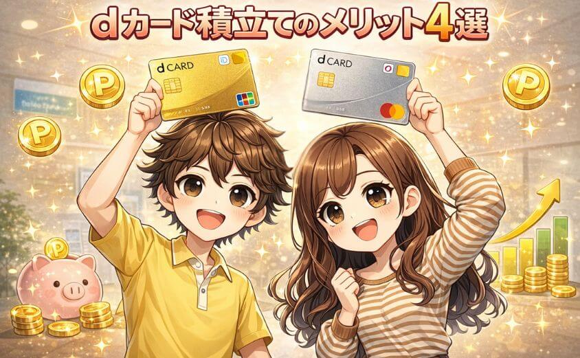 dカード積立のメリット4選