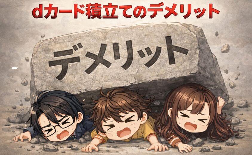 dカード積立のデメリット