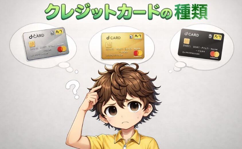 クレジットカードの種類