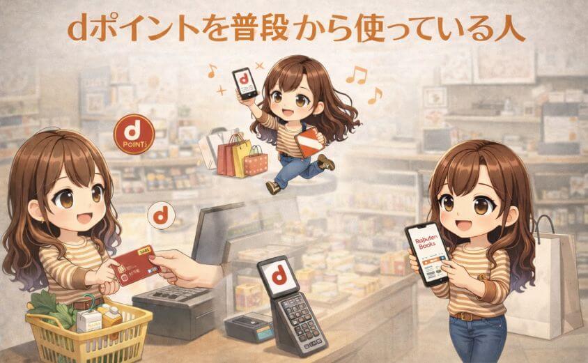 dポイントを普段から使っている人