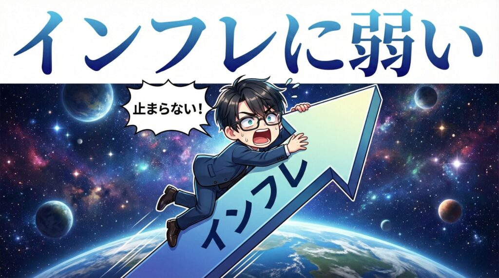 インフレに弱い