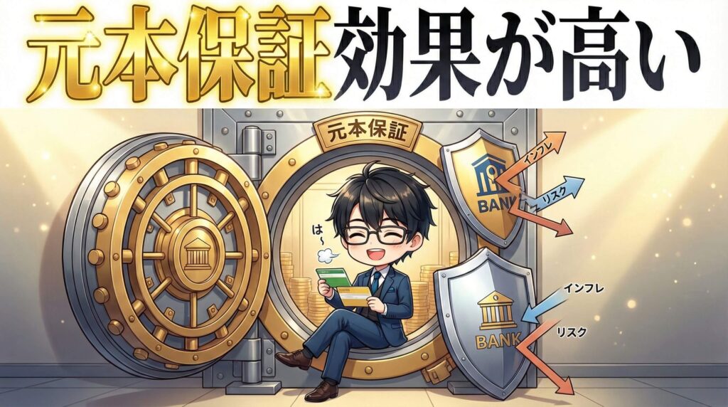元本保証効果が高い