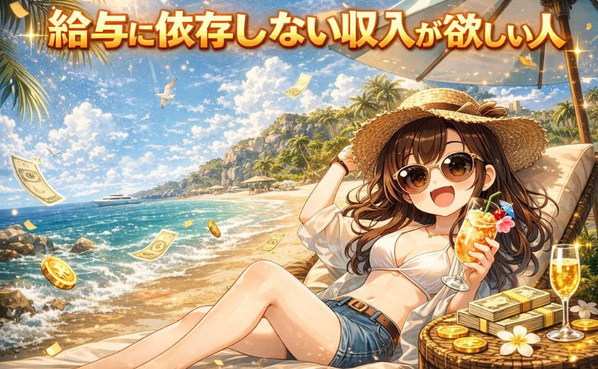 給与に依存しない収入が欲しい人