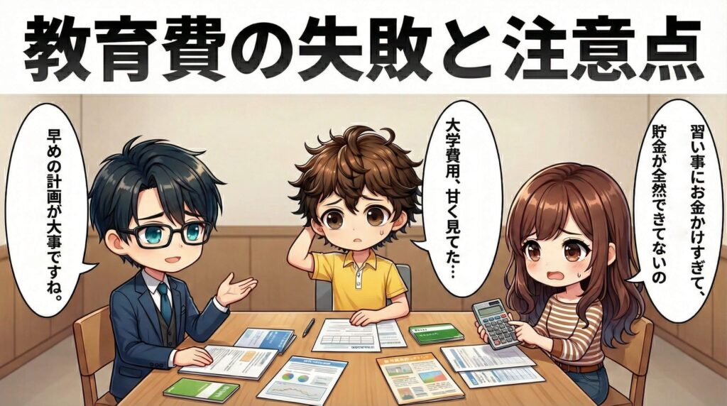 教育費の失敗と注意点