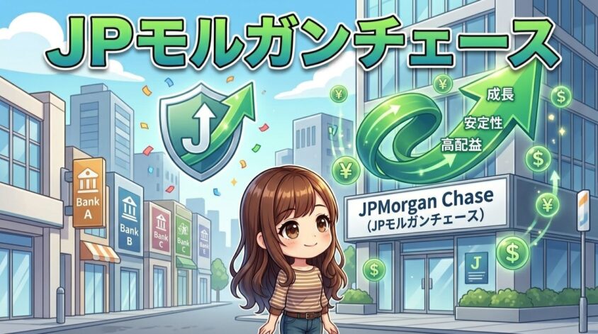 JPモルガン・チェース（JPM）：米最大の金融機関で着実に増配継続