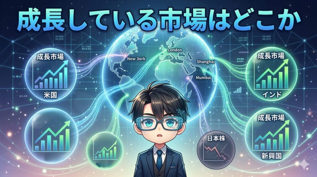 成長している市場はどこか