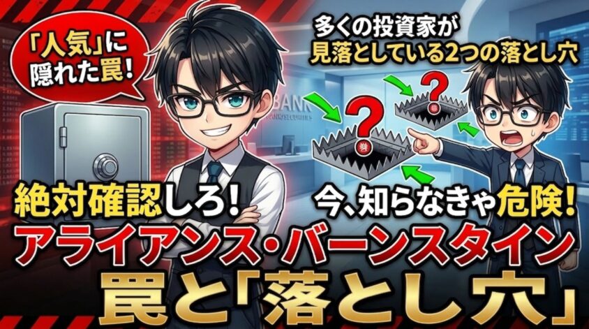 アライアンスバーンスタインの「2つの落とし穴」