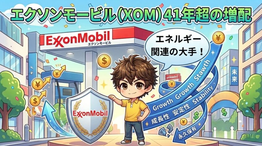 エクソンモービル（XOM）：41年超の増配、エネルギー転換期も強い理由