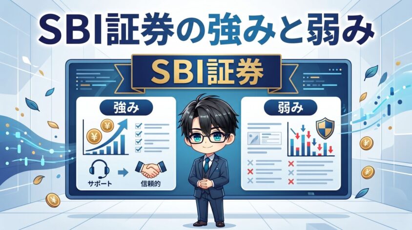 SBI証券の強みと弱み