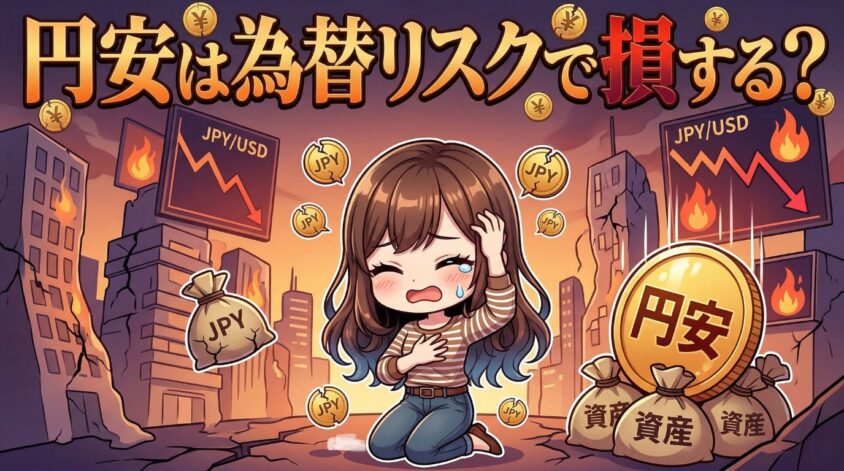 円安は為替リスクで損するのか？