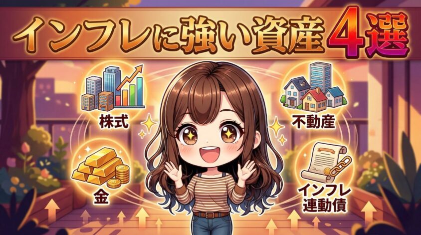 インフレに強い資産４選