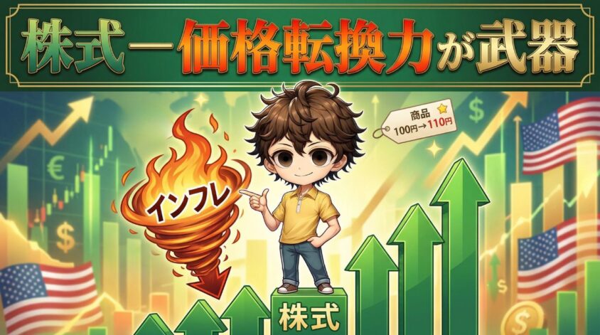 株式は価格転換力が武器