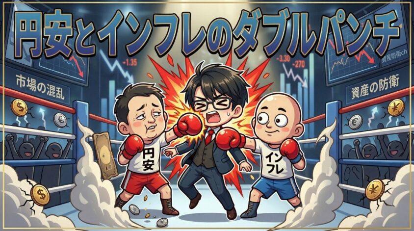 円安とインフレのダブルパンチ