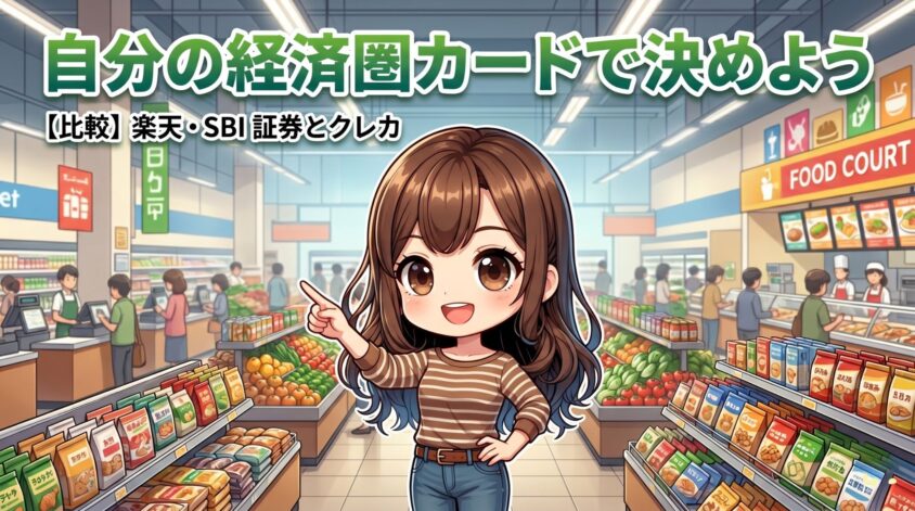 楽天カードか三井住友カードか自分の経済圏カードで決めよう