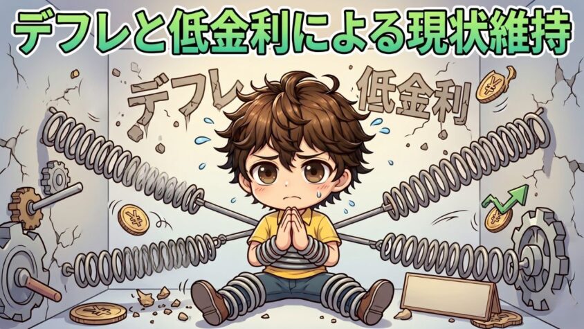 デフレと低金利による現状維持