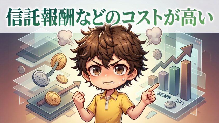 信託報酬などコストが高い