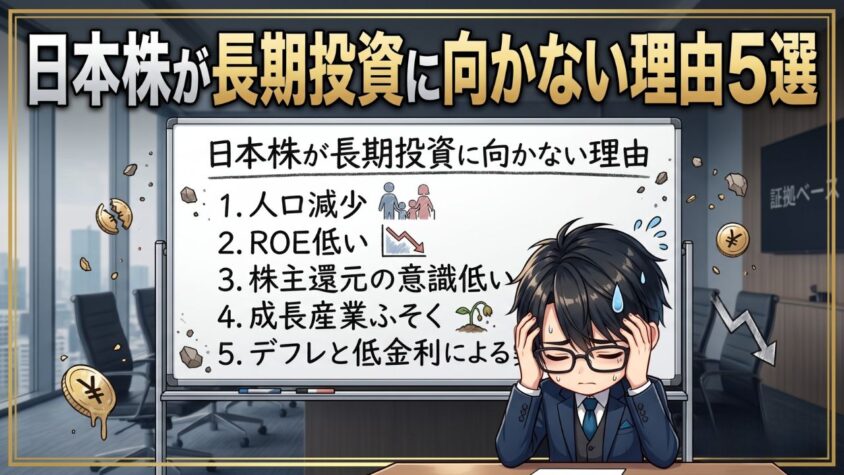 日本株が長期投資に向かない5つの理由