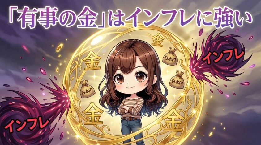 有事の金はインフレに強い