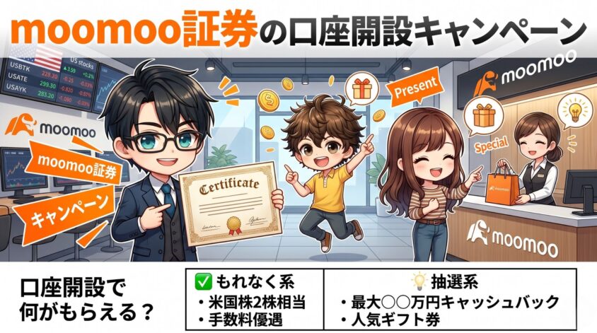 moomoo証券の口座開設キャンペーン全内容まとめ