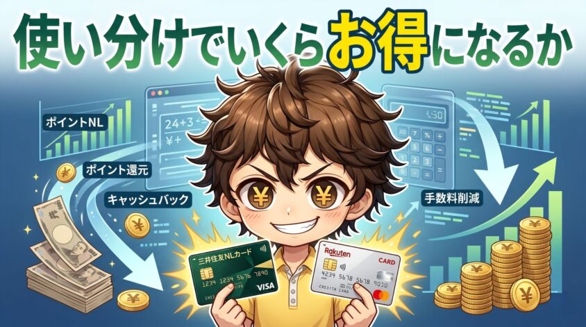 使い分けで「得になる金額」を計算してみた