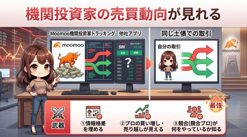 ③【個人投資家に最強の武器】機関投資家の売買動向が見れる