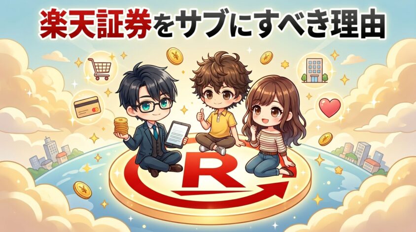 楽天証券をサブにすべき理由2選