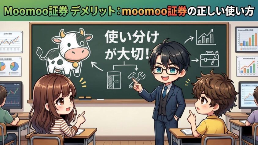 【moomoo証券の正しい使い方】デメリットを帳消しにする「使い分け設計」