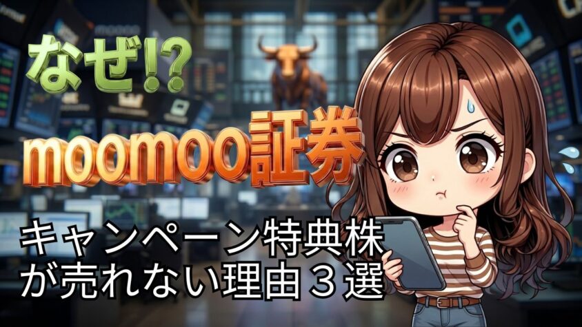 なぜ？moomoo証券キャンペーン得点株が売れない理由３選