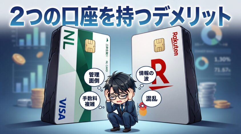 2口座を持つデメリットも正直に教える