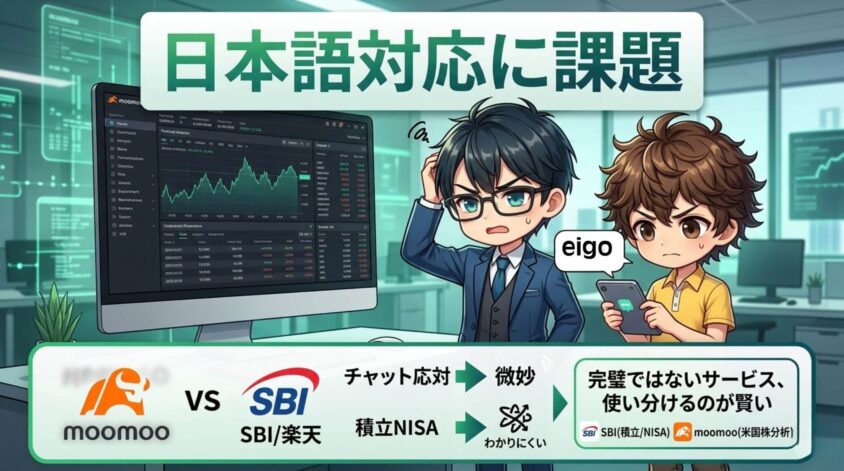 【不満の声】日本語対応に課題がある