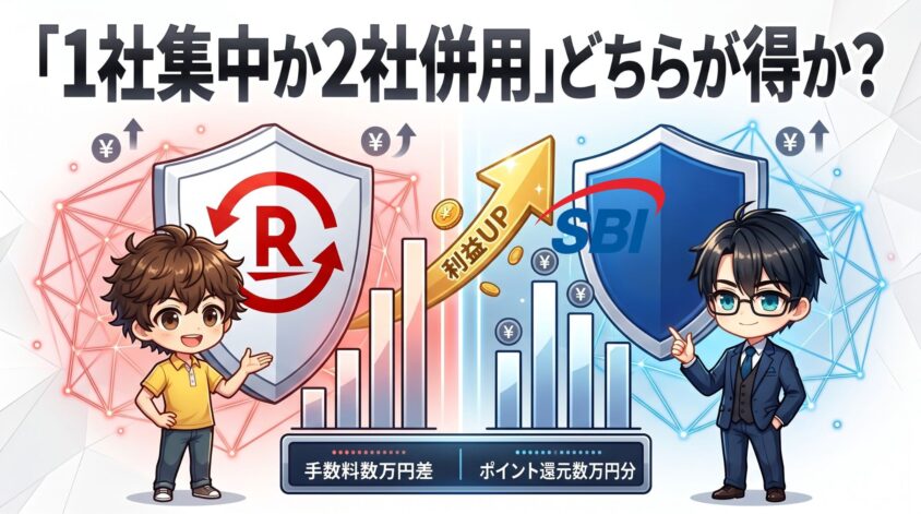 「1社集中 vs 2社併用」どちらが得か？
