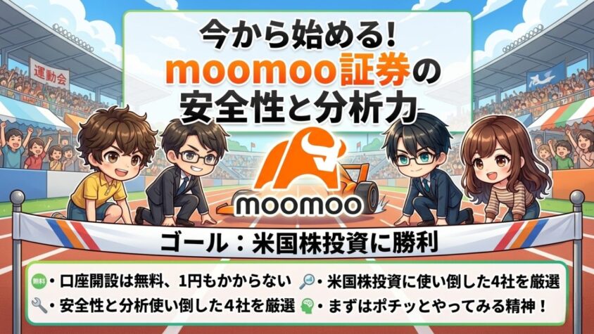 【ここから始めよう】moomoo証券の安全性と分析力を手に入れろ