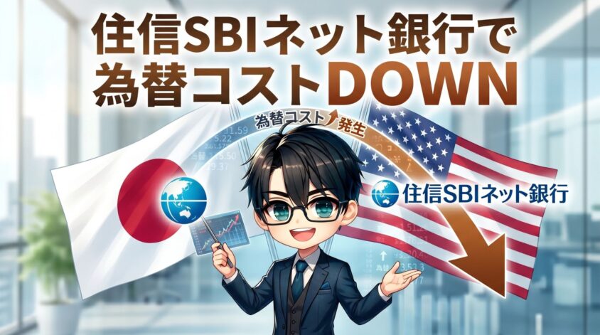 業界最安クラス！住信SBIネット銀行経由の為替コスト