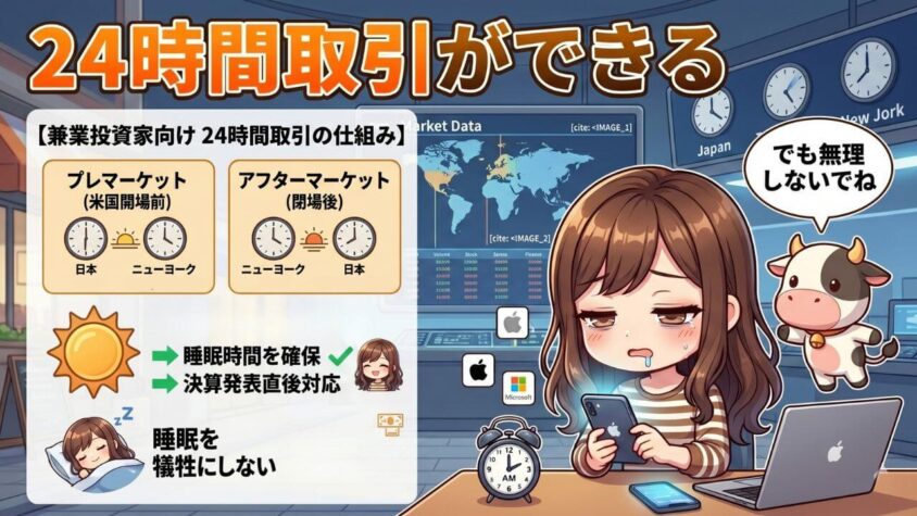 【24時間取引ができる】兼業投資家にとっての切り札