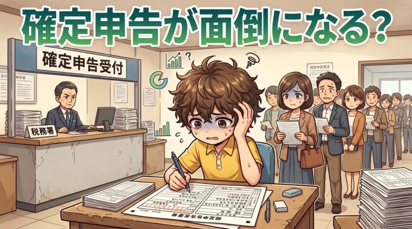確定申告が面倒になる？